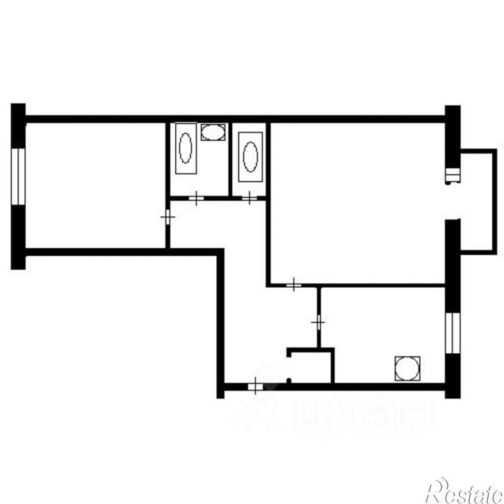 2-комн квартира ул Шамиля Усманова, 136/47,  д. 136/47
