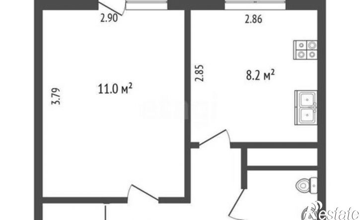 1-комн квартира ул Академика Королева, 6,  д. 6