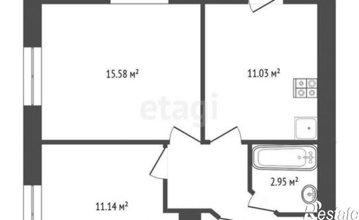2-комн квартира ул Виктора Полякова, 9,  д. 9