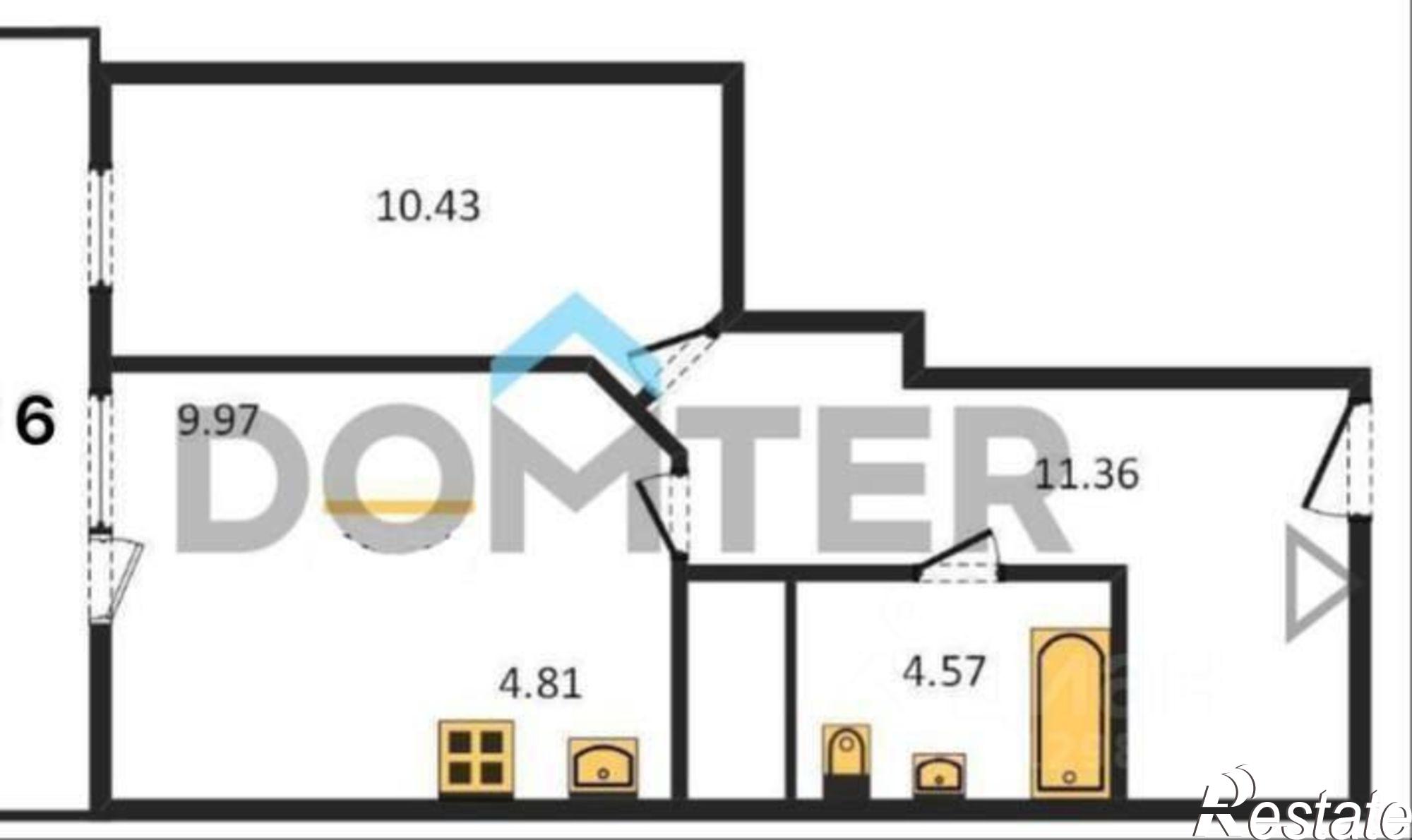 Купить квартиру за 5 600 000 рублей на пр-кт Раиса Беляева, 42А