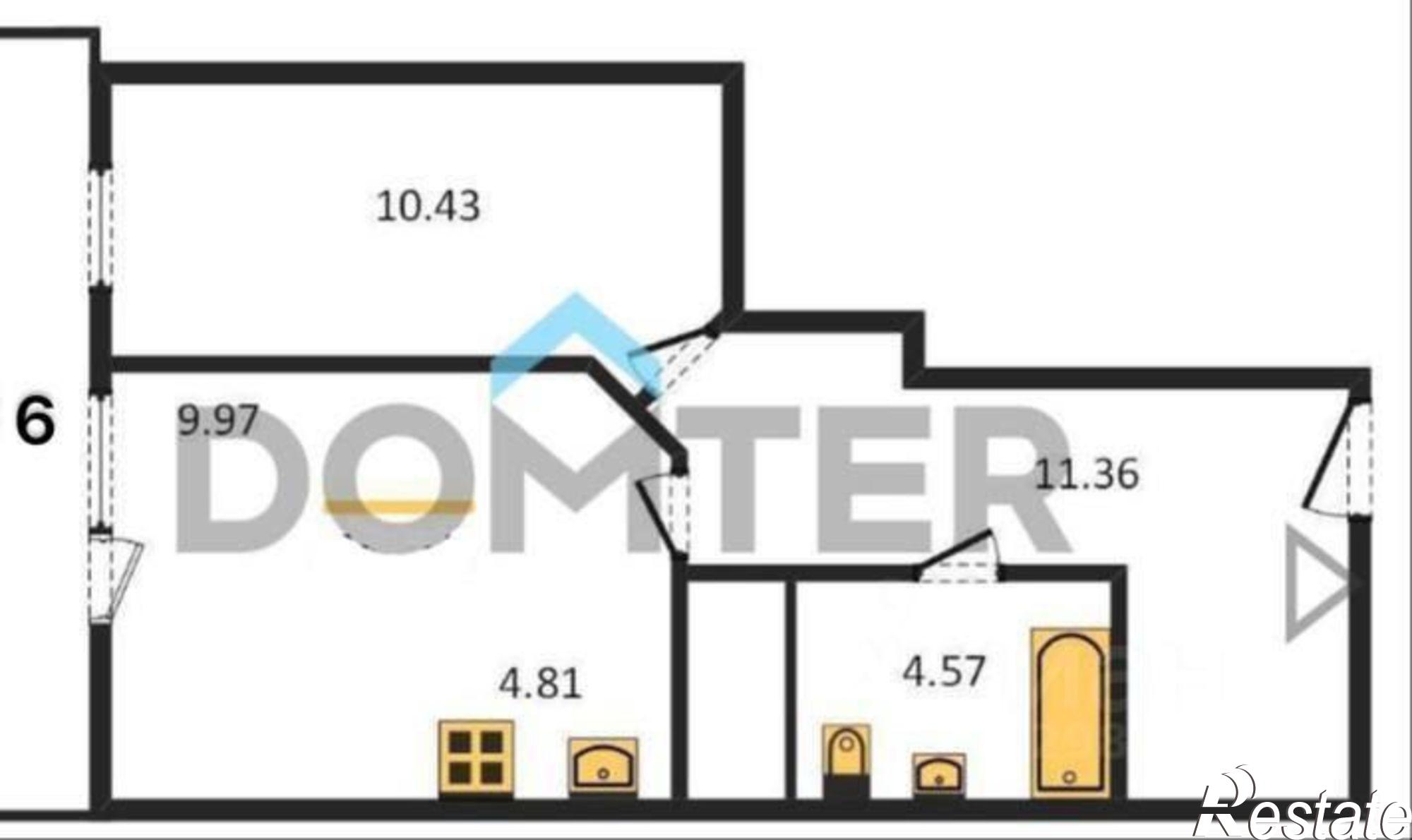 Купить квартиру за 5 600 000 рублей на пр-кт Раиса Беляева, 42А