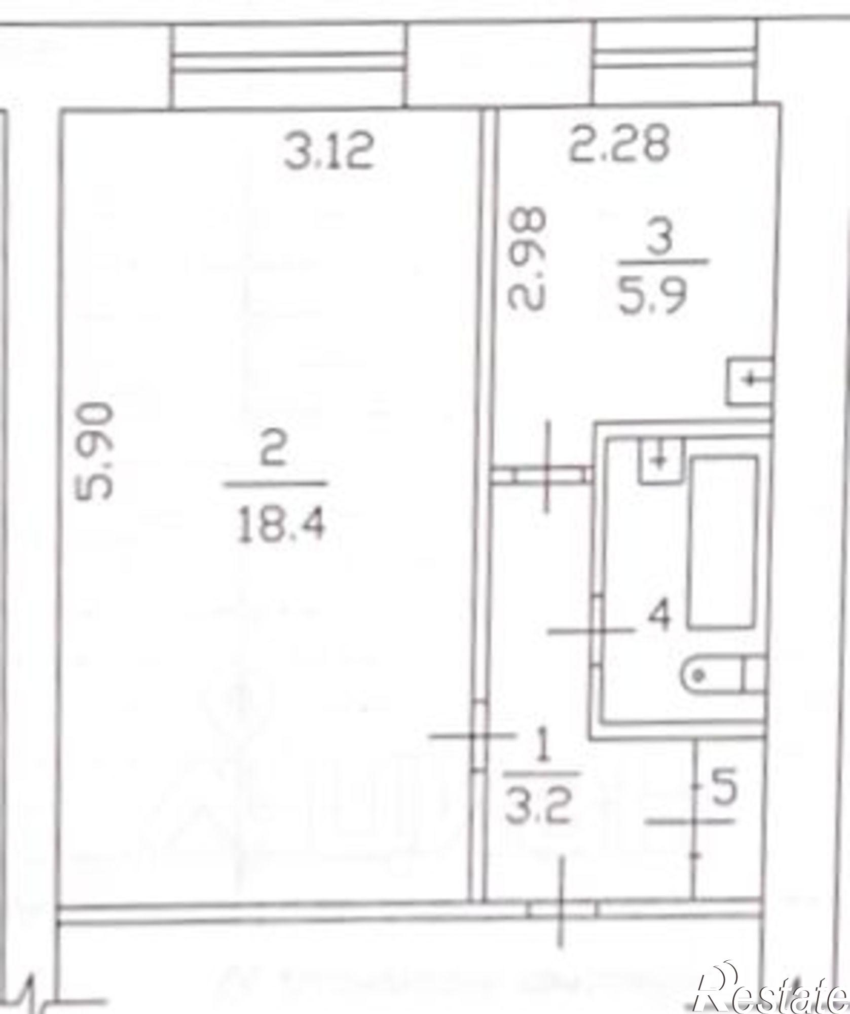Купить квартиру за 3 200 000 рублей на им Габдуллы Тукая наб, 59