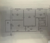 3-комн, 49кв м, этаж 4/9 Московский пр-кт, 169