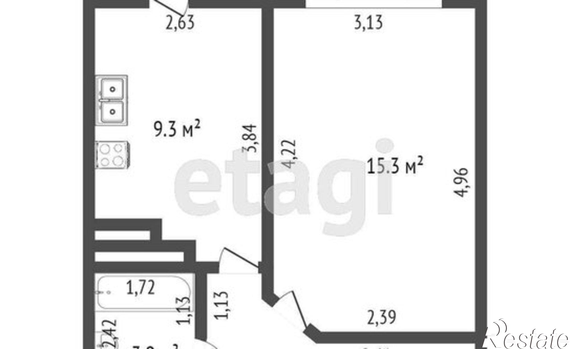 Купить квартиру за 4 900 000 рублей на Республика Татарстан (Татарстан), улица имени Сергея Максютова, 7