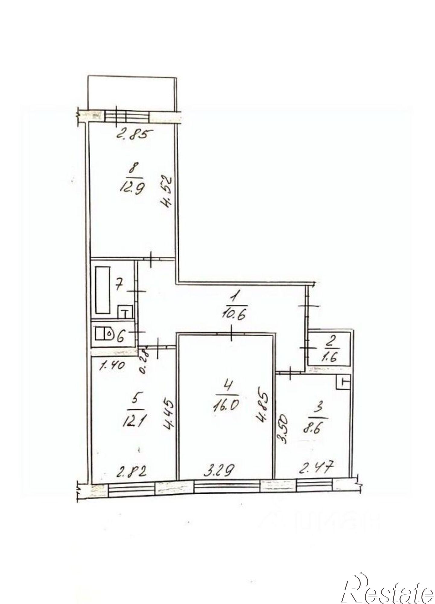 Купить квартиру за 7 570 000 рублей на ул 40 лет Победы, 25