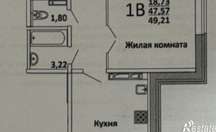 1-комн квартира проспект Яшьлек, 10Б,  д. 10Б