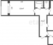 3-комн, 64кв м, этаж 1/10 ул Раскольникова, 49В