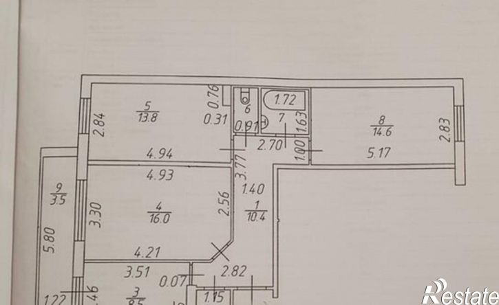 3-комн квартира пр-кт Чулман, 21,  д. 21