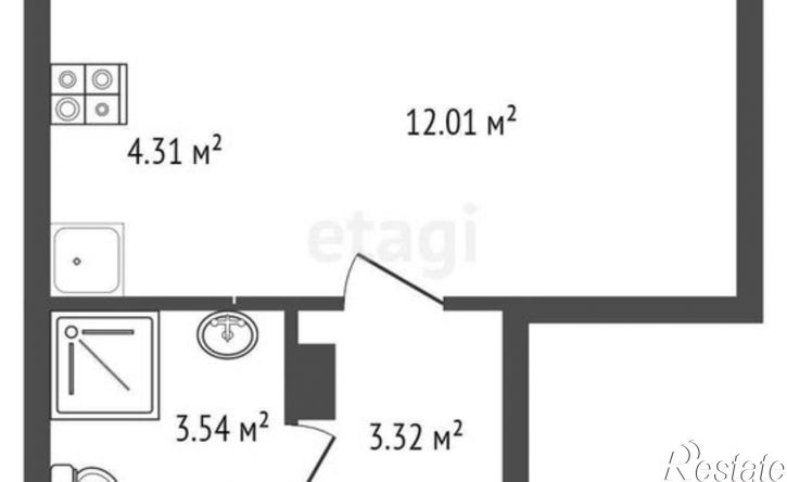 1-комн квартира пр-кт Раиса Беляева, 42А,  д. 42А