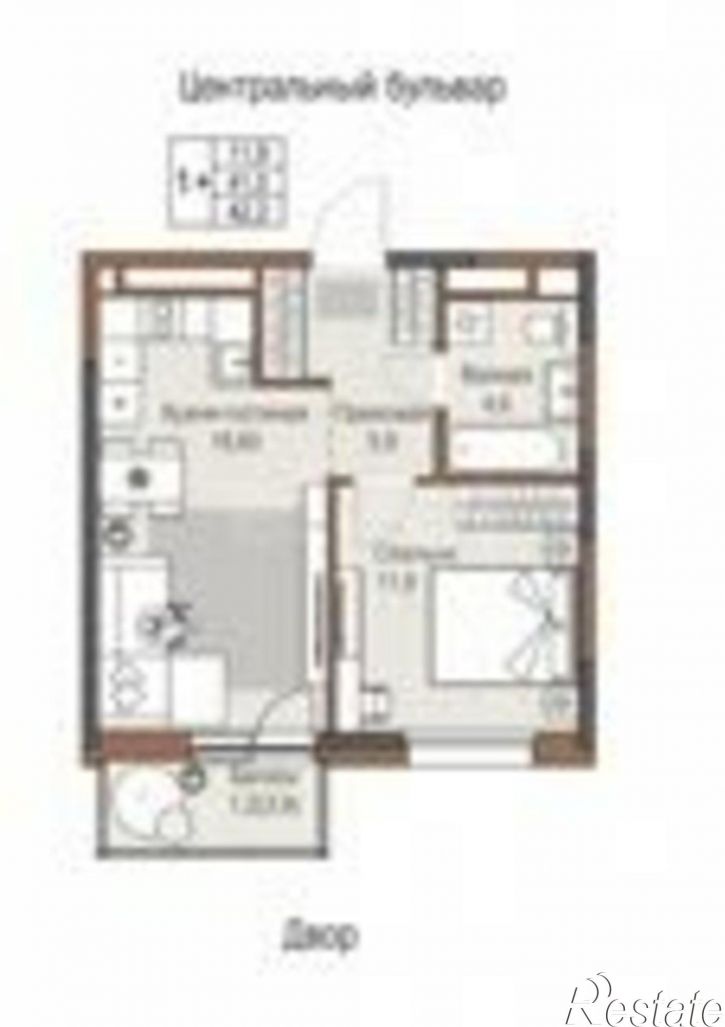 2-комн квартира в новом доме ул Раскольникова, 51,  д. 51